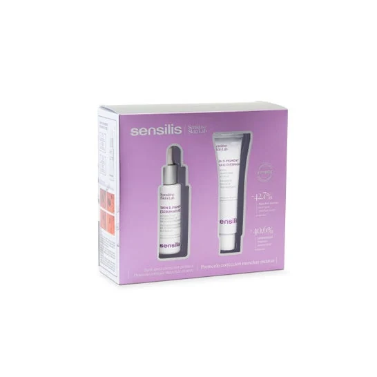 Sensilis Pack Skin D-Pigment Sérum 30ml + AHA10 Overnight Crema 30ml