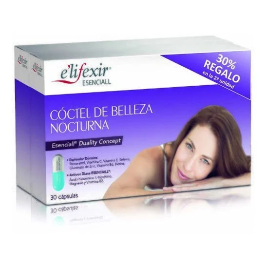 Elifexir Esenciall Coquetel de Beleza Noturna 60caps