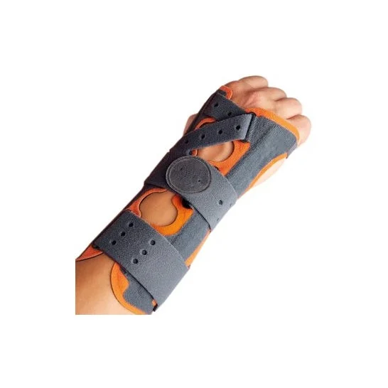 Tutore di polso Orliman T-S arancione e grigio 1pc
