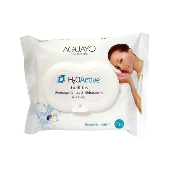 Aguayo Make-up Remover salviette + idratanti 20 pz