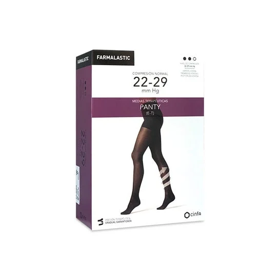 Mutandina farmalastica alta fino alla vita (E-T) compressione normale T-big nero 1 pz