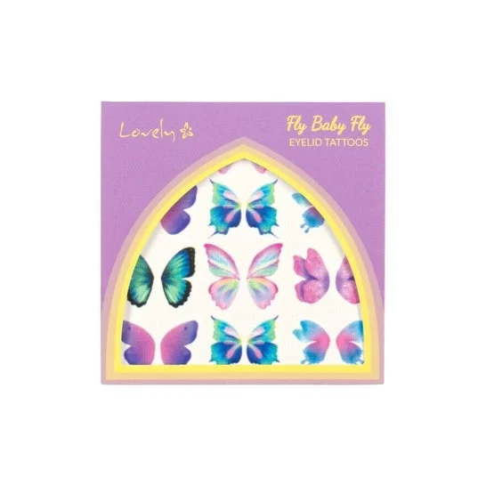 Lovely Fly Baby Fly Eyelid Tattoos 12 Pairs
