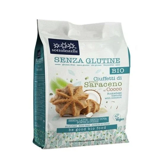 Sottolestelle Galletas Trigo Sarraceno Coco Sin Gluten 250g