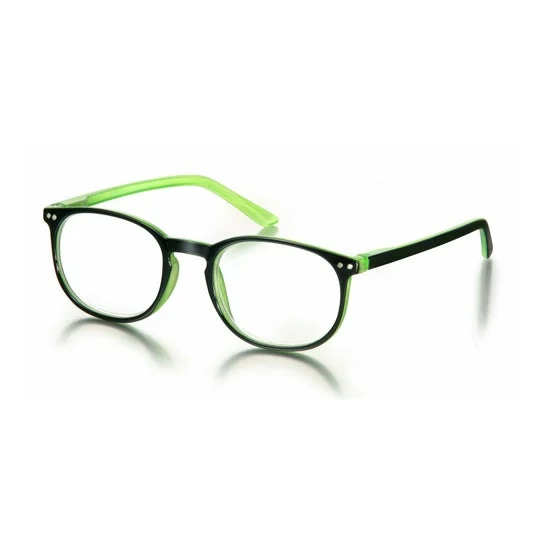 Coronation Town Occhiali nero-verde +3.00 1pc