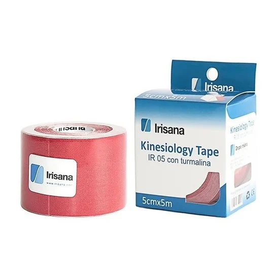 Irisana Bendaggio elastico neuromolecolare rosso tormalina 5cmx5m