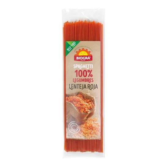 Biogra Spaghetti Lenticchie Rosse Bio 250g