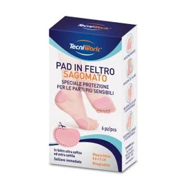 Tecniwork Feltro Adesivo Lana Per Piedi 2 Unità