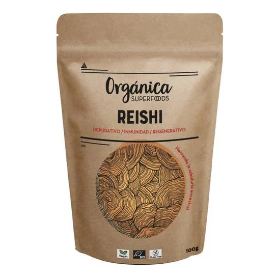Organica Superfoods Reishi Polvo Eco Vegano Sin Gluten 100g