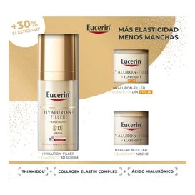 Eucerin Pack Hyaluron-Filler Elasticity 3D Sérum + Mini Elasticity Día + Mini Elasticity Noche
