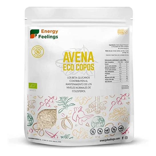 Energy Feelings Fiocchi d'avena Eco Vegan Senza Glutine 1kg