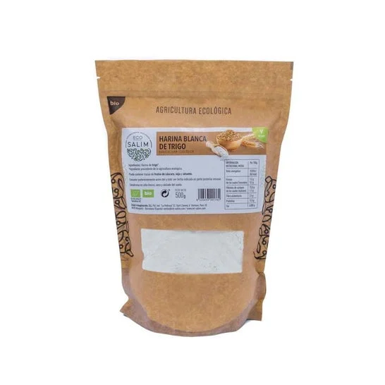 Eco-Salim Farina di Grano Bianco Bio Eco Vegan 500g