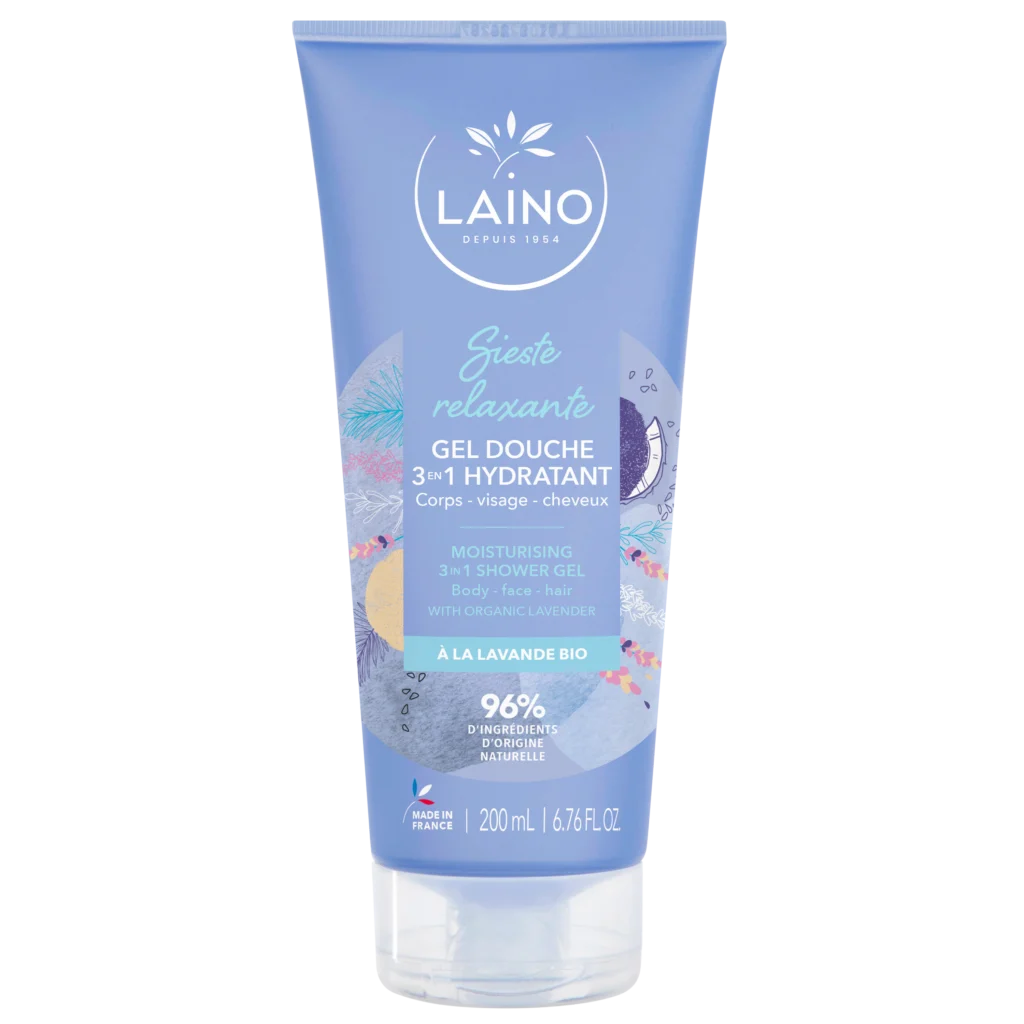 Laino Siesta Rilassante Gel Doccia 3in1 Idratante alla Lavanda BIO 200ML