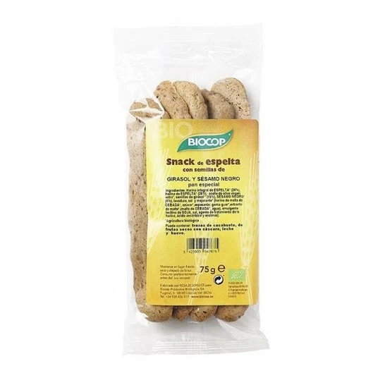 Biocop Snack Espelta Girasol Sésamo 75g