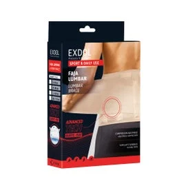 Exdol elastico traspirante Beige cintura lombare T-M 1ud