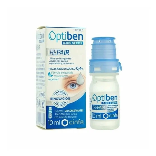 Optiben Occhi Secchi Riparazione Bottiglia 10ml