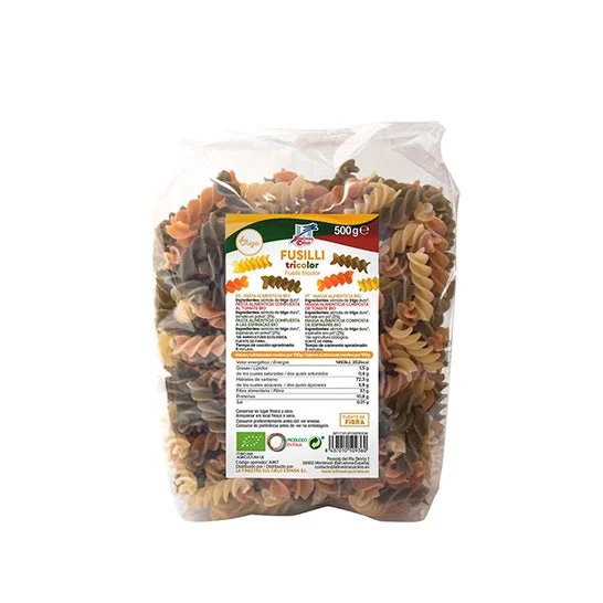 La Finestra sul Cielo Fusilli Spirali Tricolore Bio 500g