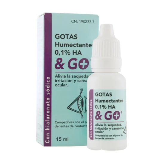 Pharma&Go Gocce idratanti 0,1%Ha 15ml