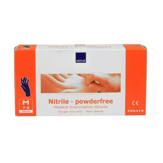 Abena Nitrilo Guanti Blu M 100 Unità