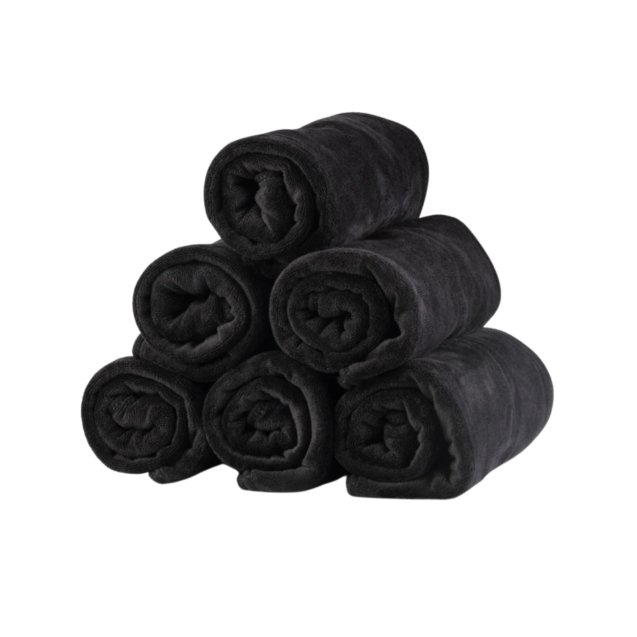 Labor Pro Asciugamano in Microfibra Nero 12 pezzi