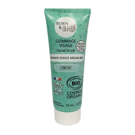 Born To Bio Exfoliante Facial Piel Normal Bio 75ml