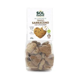 Sol Natural Cuori di Grano Saraceno Mais Cioccolato Bio 250g