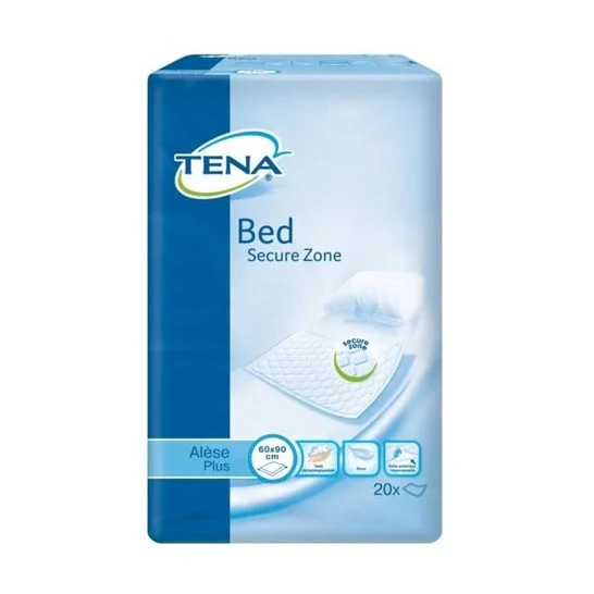 Tena Bed Plus Secure Zone Copriletto 60x90cm 20 Unità