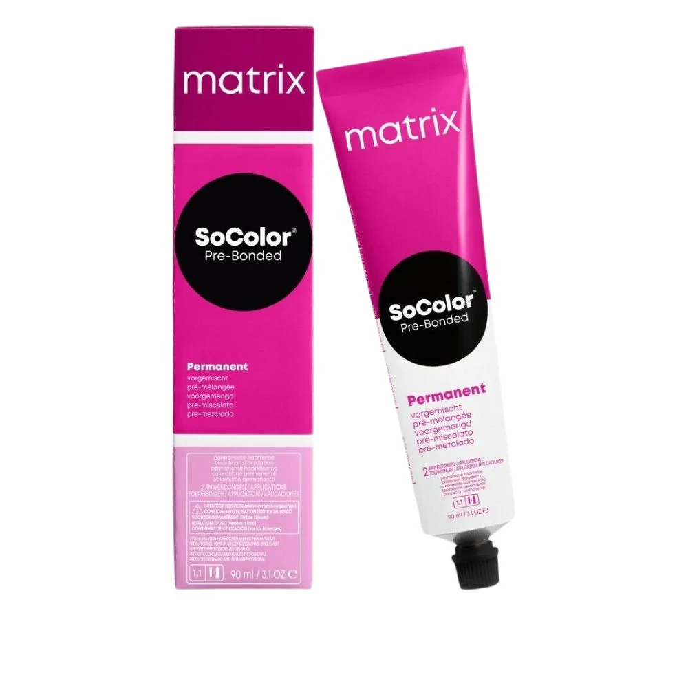 Matrix SoColor Pre-Bonded Blended tinta permanente per capelli colore 2N Schwarzbraun Natur 90 ml