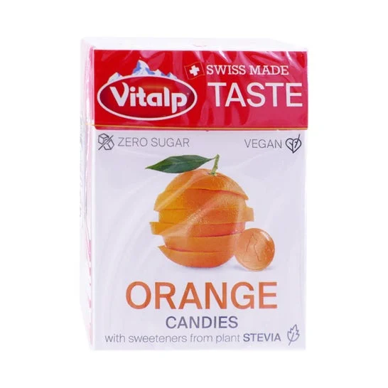 Vitalp Caramelos Sin Azúcar Naranja Bio 25g