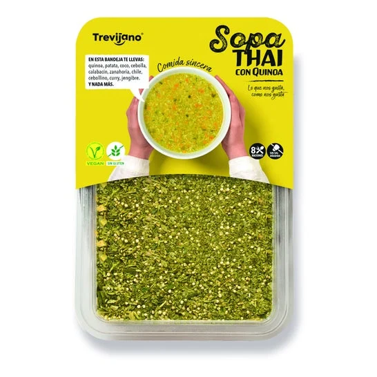Trevijano Sopa Thai con Quinoa Vegan Sin Gluten 200g