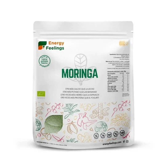Energy Feelings Polvere di Moringa Eco Vegan Senza Glutine 1kg