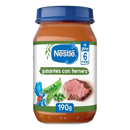 Nestlé Tarrito Guisantes con Ternera Bio 190g