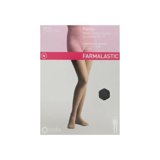 Farmalastic Collant a compressione leggera nero TM 1pc