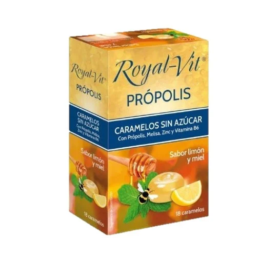 Dietisa Royal Vit Caramelos Propolis Sin Azúcar 18uds