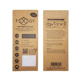 Foogy Microfiber Anti Fog Glasses 1 pc