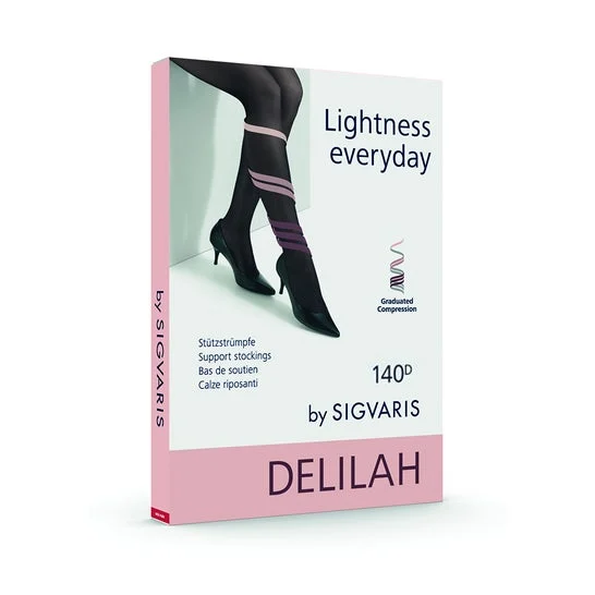 Sigvaris Delilah Calza a compressione 140D Beige Taglia L4 1 Paio