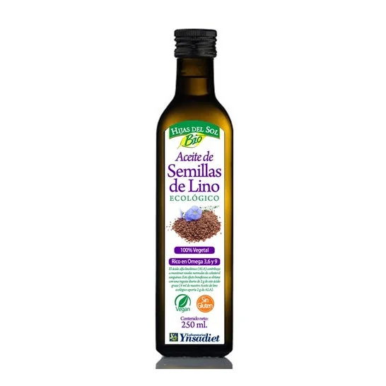 Ynsadiet Olio di semi di lino biologico 250ml