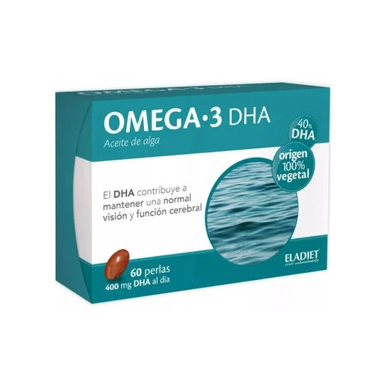 Omega 3 Dha Olio di alghe marine Eladiet 60 perle