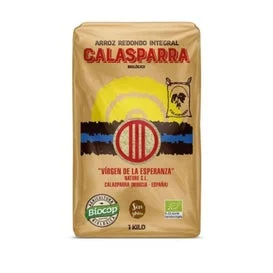 Calasparra Riso Integrale Rotondo Bio Imballaggio Plsstico 1kg
