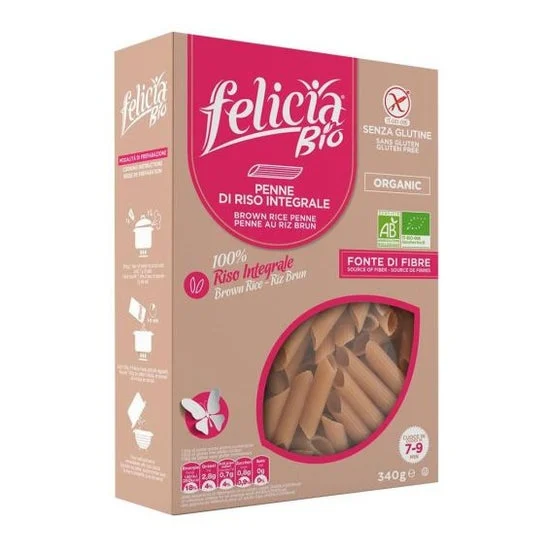 Felicia Bio Pasta Penne Rigate Di Riso Integrale 340g