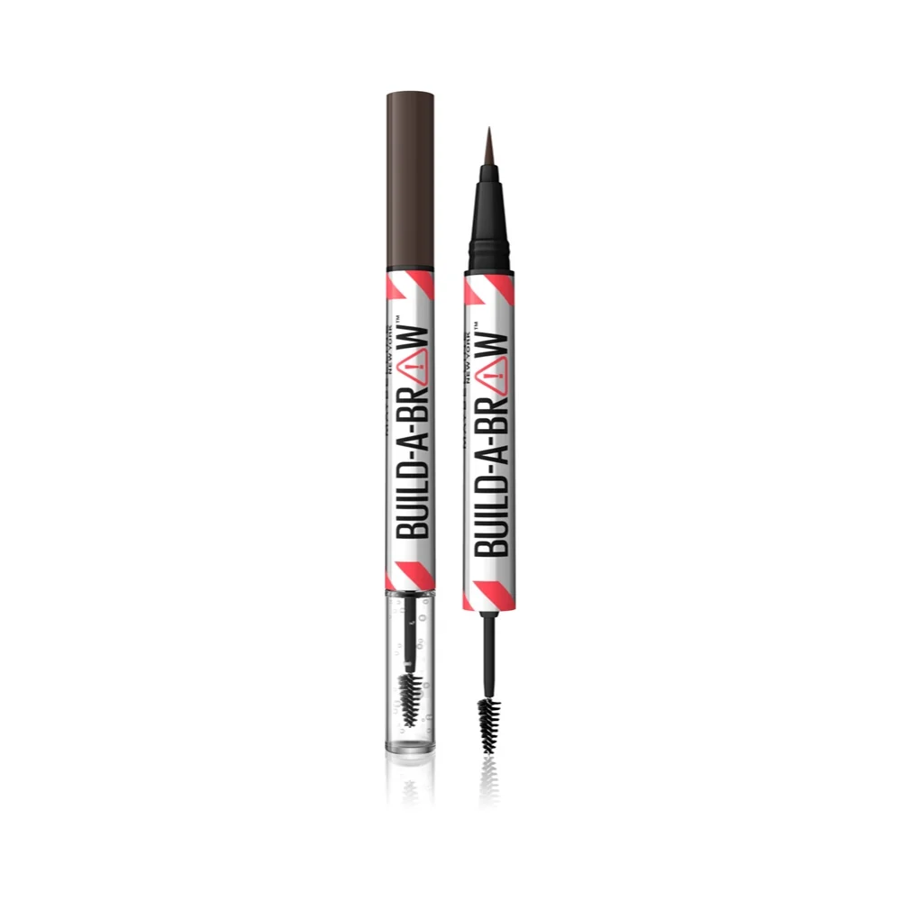 MAYBELLINE BUILD A BROW PENNA SOPRACCIGLIA E GEL FISSANTE N.260 DEEP BROWN