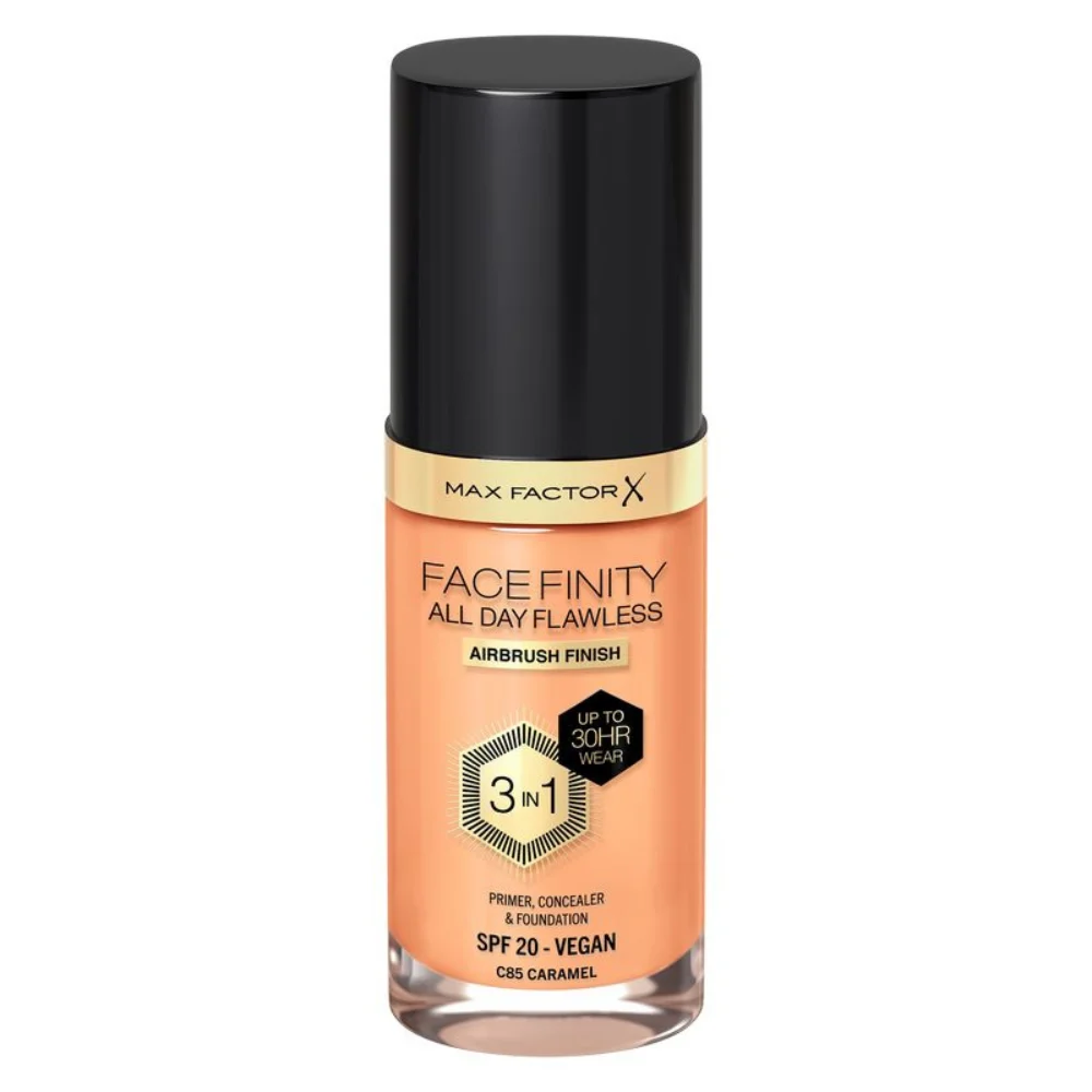 Max factor All Day Flawless Facefinity 3 in 1 - Trucco a lunga tenuta 30 ml W89 Warm Praline