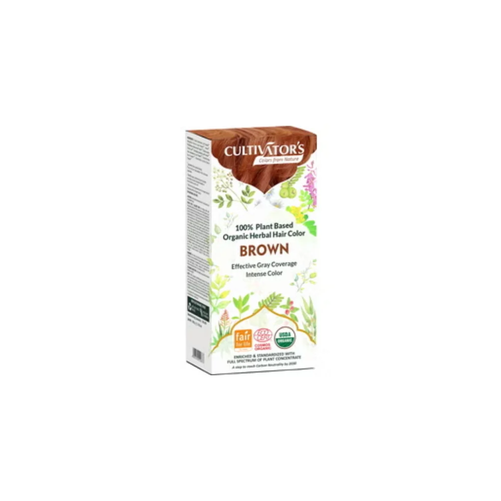 Cultivator's Colore Capelli alle Erbe Marrone, 100 g