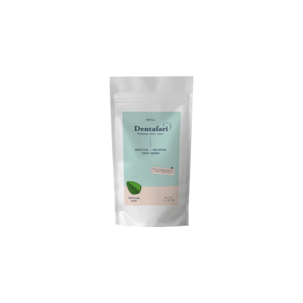 Dentafari Polvere Dentale alla Menta e Probiotici, 100 g