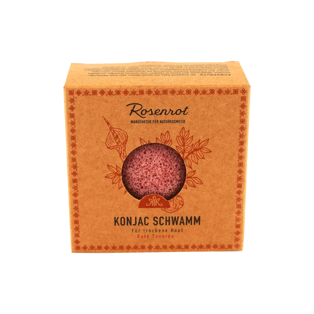 Rosenrot Spugna Konjac all'Argilla Rossa