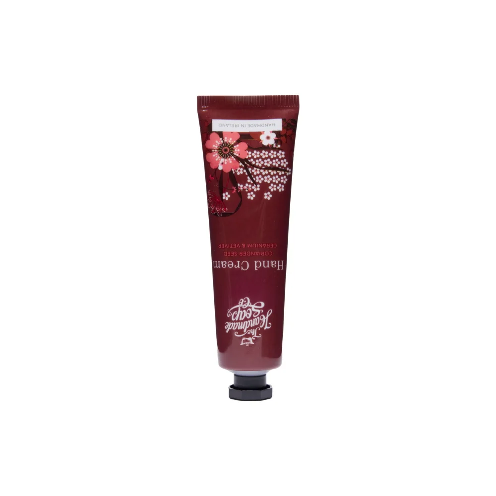 The handmade soap company Crema per le mani - Tubo, Semi di Coriandolo, Geranio & Vetiver (30 g)
