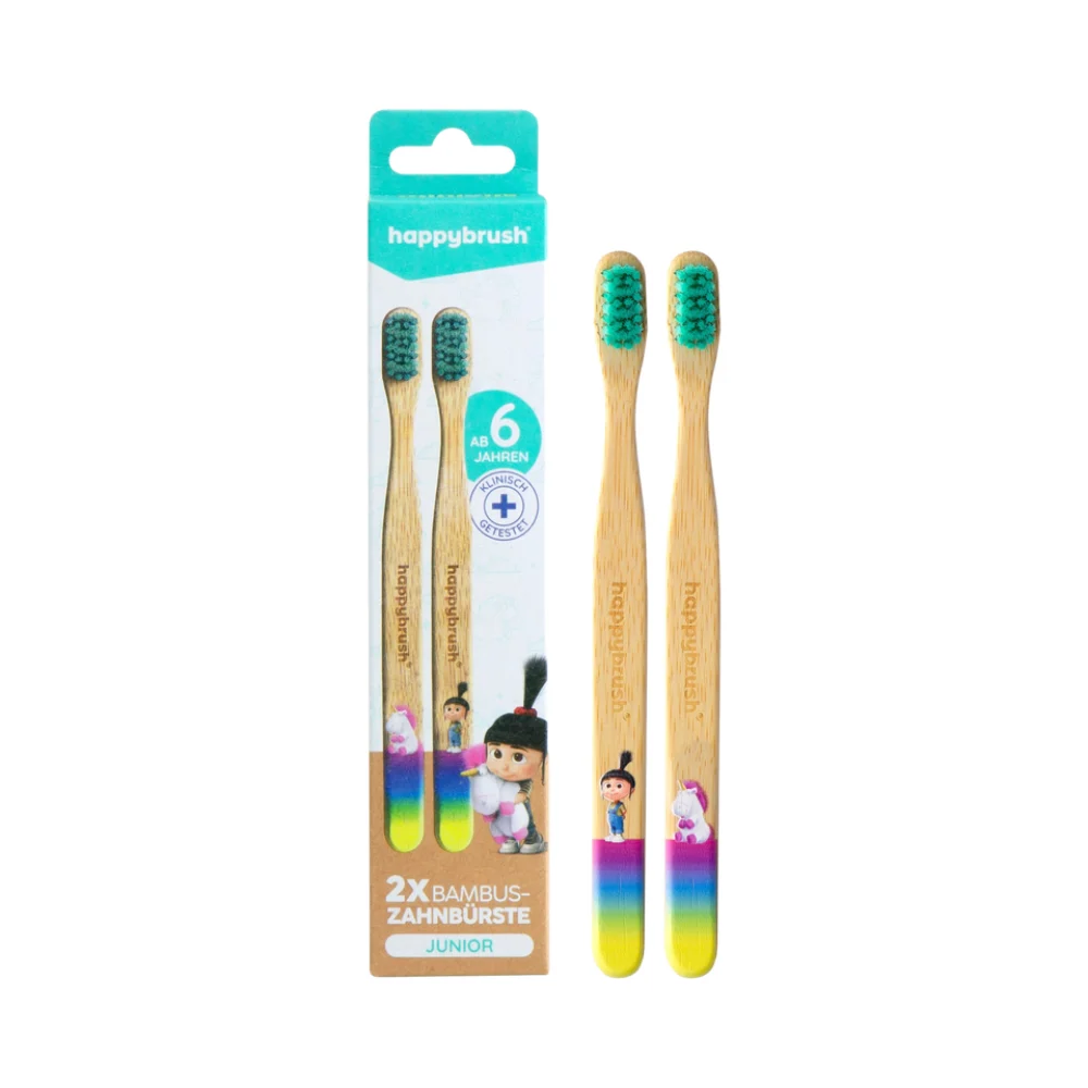 happybrush Junior - Spazzolino di Bambù Agnes