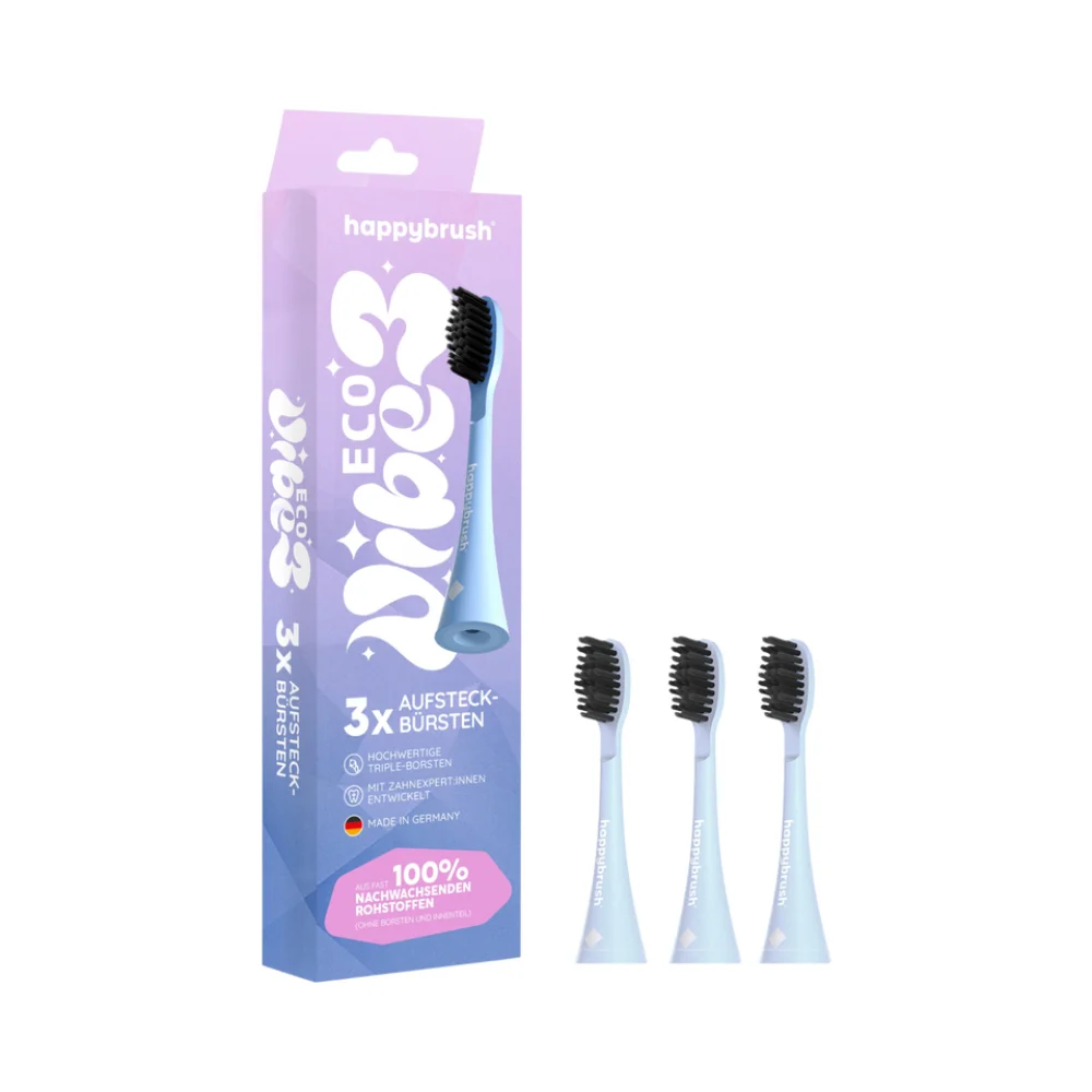 happybrush Eco VIBE 3+ - Testine Sunrise