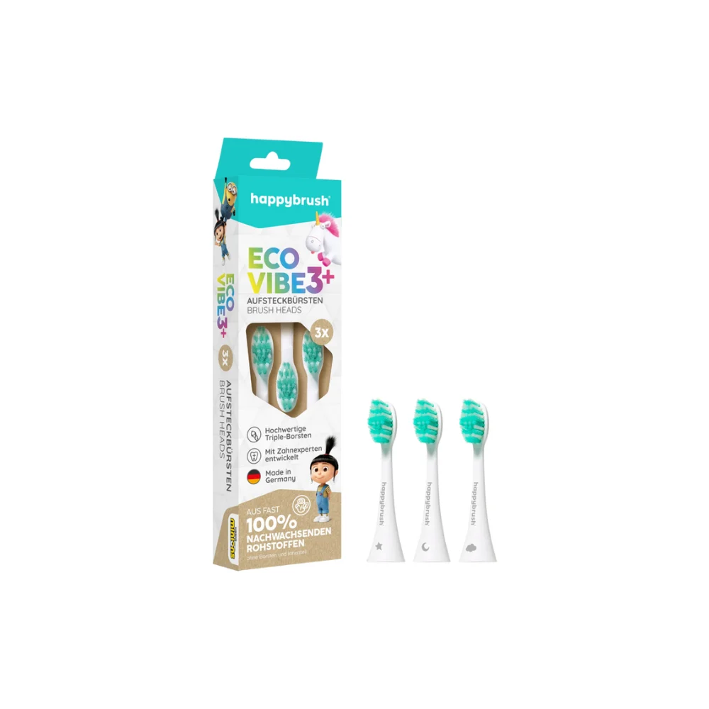 happybrush Eco VIBE 3+ - Testine Agnes