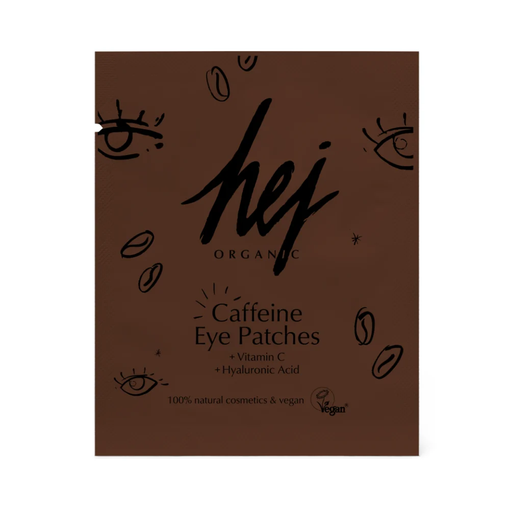 hej organic Cerotti per gli occhi alla caffeina, 1 paio