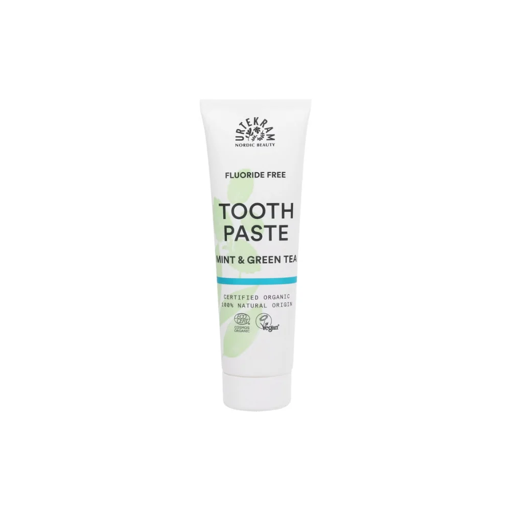 Urtekram Dentifricio Menta & Tè Verde, Da 75 Ml